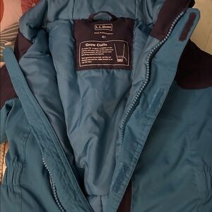 L.L. Bean Teal and Navy snowsuit Unisex